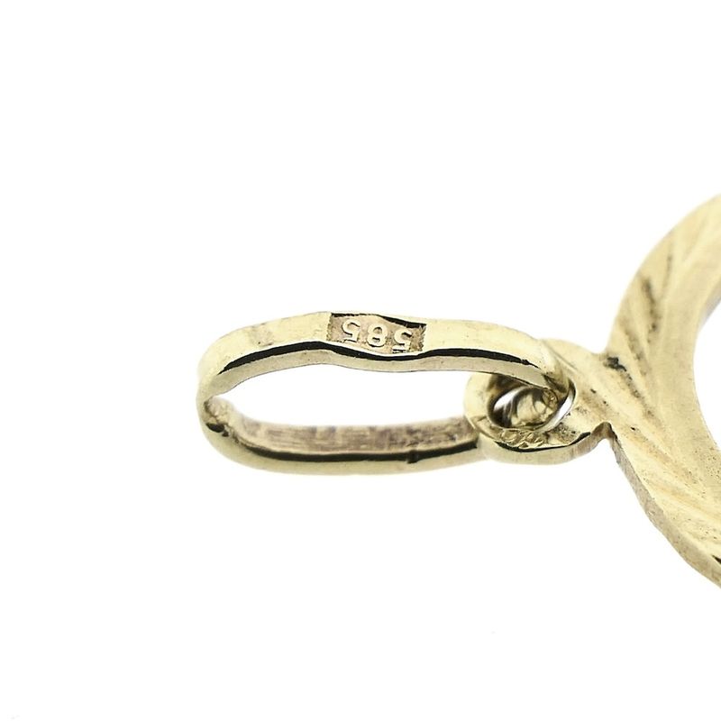 Image 5 of Gold zodiac sign pendant; Capricorn