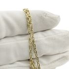 Image 3 of Gold anchor link chain | 67 cm