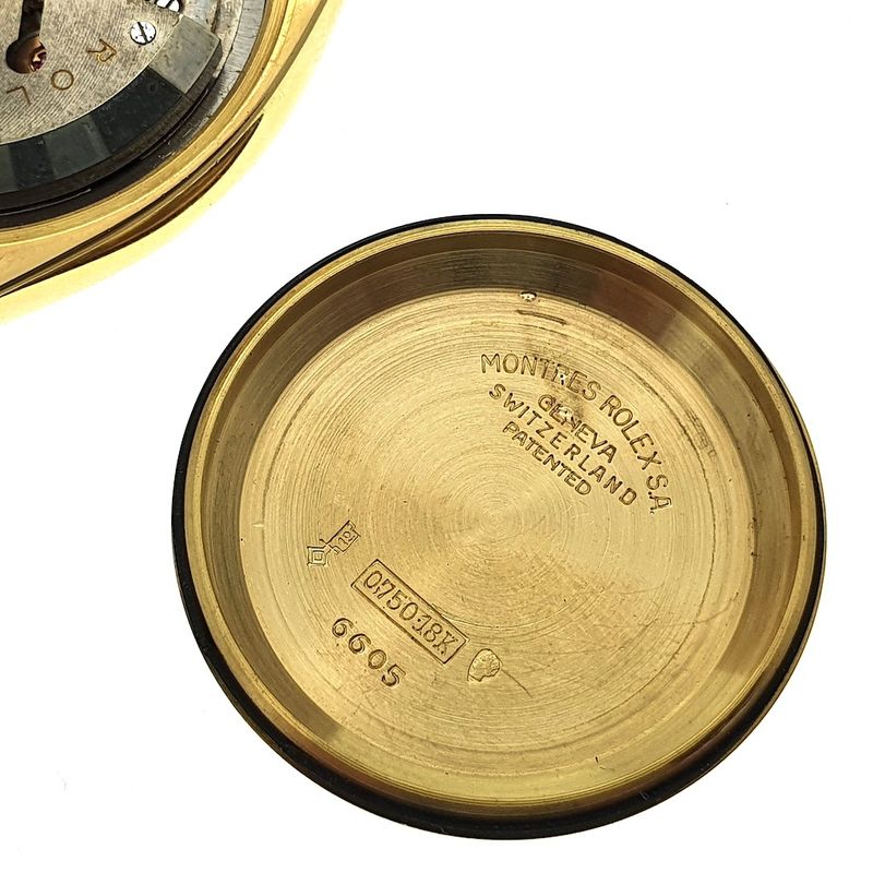 Image 15 of Rolex Datejust 18k; Men's watch | Ref. 6605