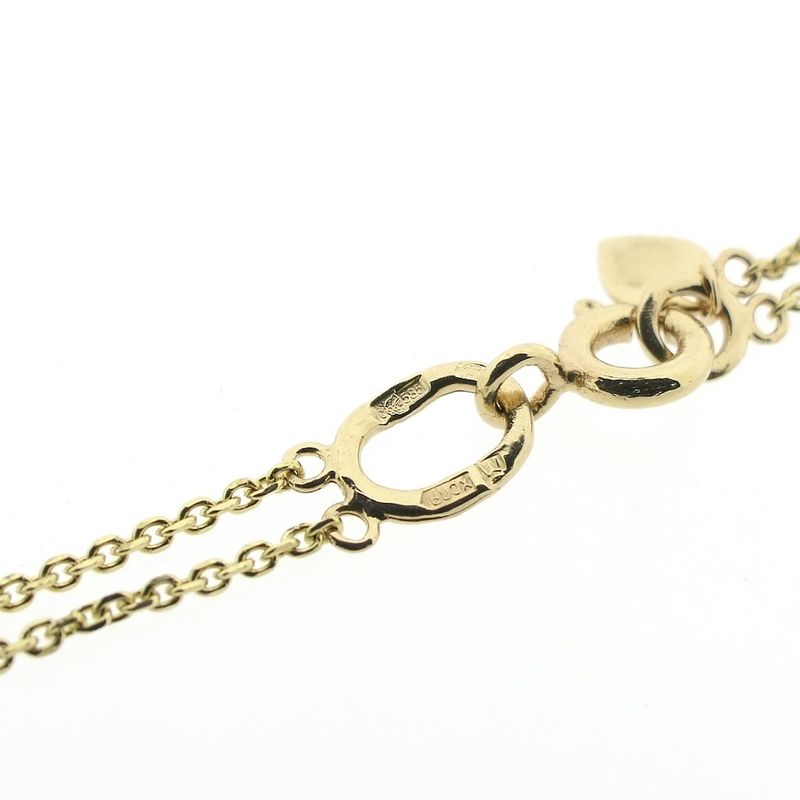 Image 5 of Gold bracelet with butterfly | 19.5 cm