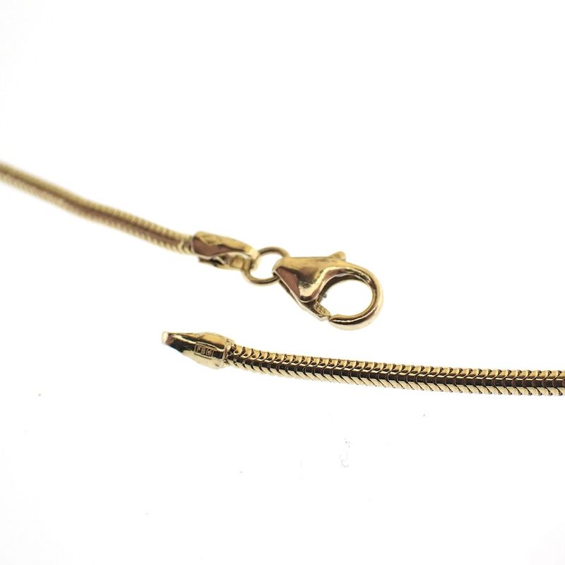Image 7 of 8-karat snake link chain | 45 cm