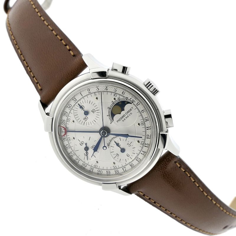 Image 10 of Picard Cadet Chronograph 'Moon Phase' 78790; Automatic men's watch with moon phase