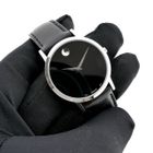 Image 4 of Movado Museum Classic; Steel women's watch with black dial; 0607583