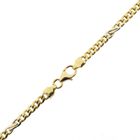 Image 5 of Two-tone gold gourmet link chain with diamonds