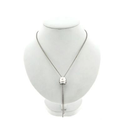 Image 1 of Piaget white gold Possesion necklace with fixed pendant and 0.14 ct diamond