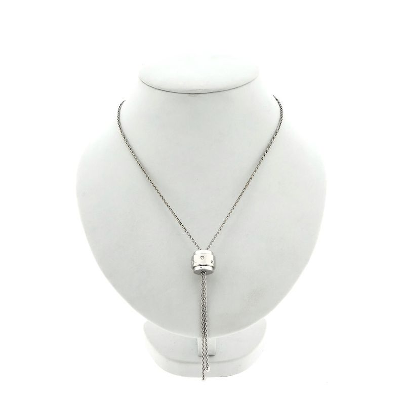 Image 1 of Piaget white gold Possesion necklace with fixed pendant and 0.14 ct diamond