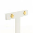 Image 3 of Golden subtle stud earrings