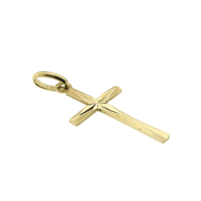 Image 3 of Gold pendant of a cross