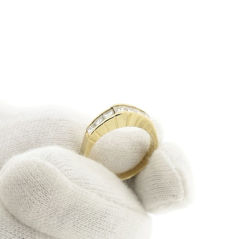 Image 7 of Gold ring with diamond | 0.96 ct.