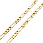 Image 6 of 18K Bicolor Gold Figaro Chain | 53.5 cm