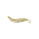 Image 1 of Vintage gold feather brooch