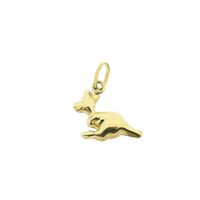Gold Kangaroo pendant
