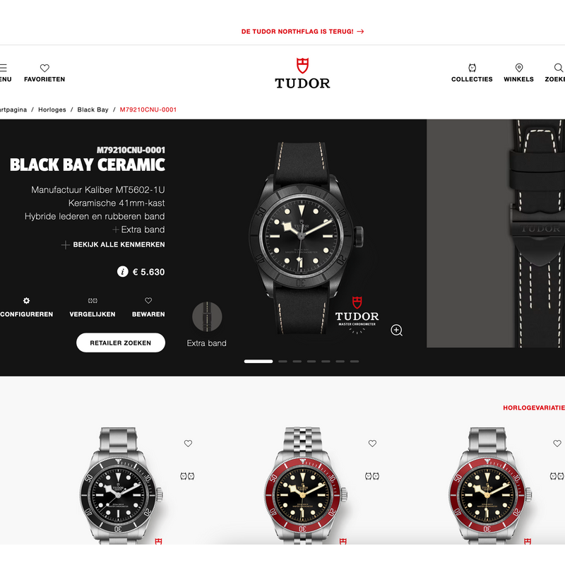 Image 11 of Tudor Black Bay Ceramic M79210CNU; Automatic Watch