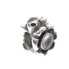 Image 1 of Pandora charm; Silver; Silver Flower Charm with moonstones