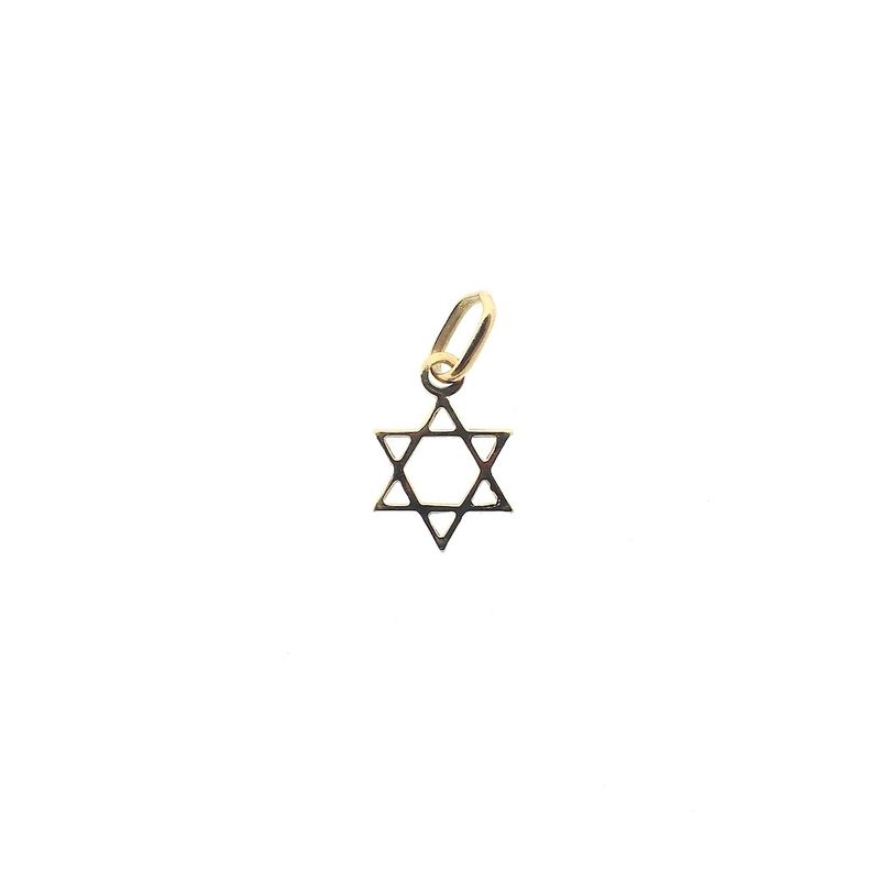 Image 1 of Gold pendant of a Star of David
