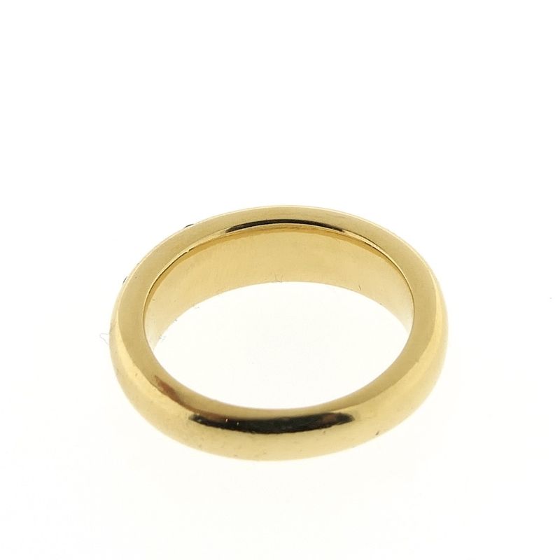 Image 5 of Gold ring set with a cluster of sapphires and diamonds | Bron Jewelry