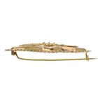 Image 3 of Antique gold brooch; Filigree