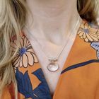 Image 9 of Silver pendant with glass ball