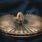 Image 2 of Gold ring with amethyst | Vintage