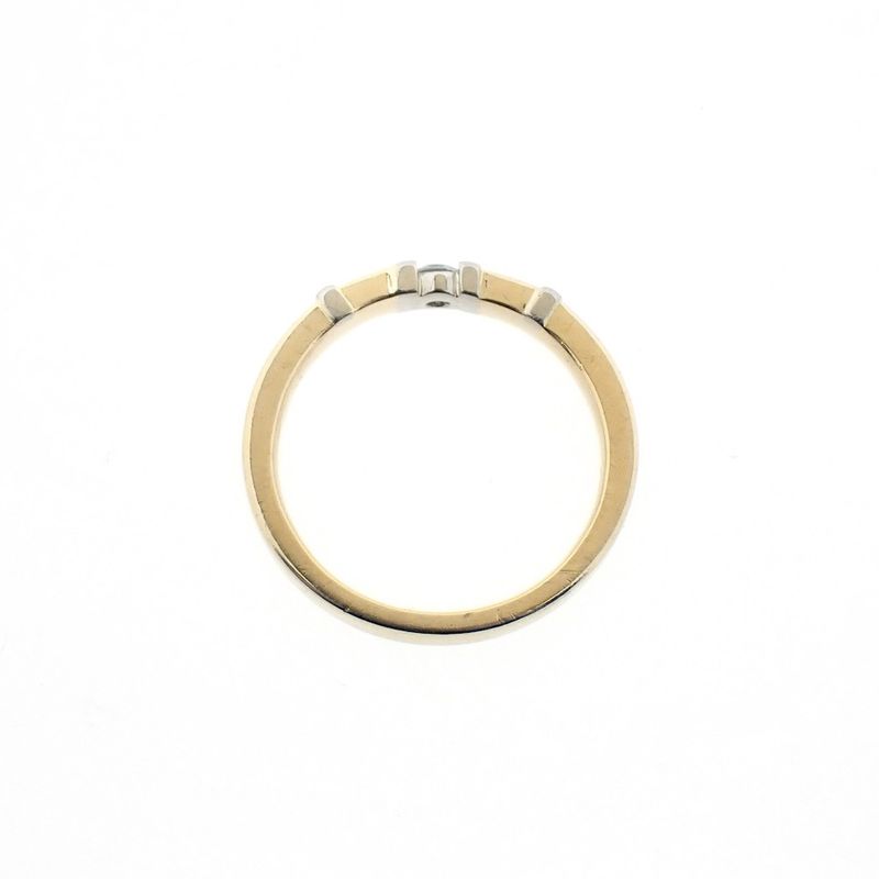 Image 5 of Two-tone gold ring with diamond