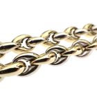 Image 6 of Two-tone gold anchor link bracelet