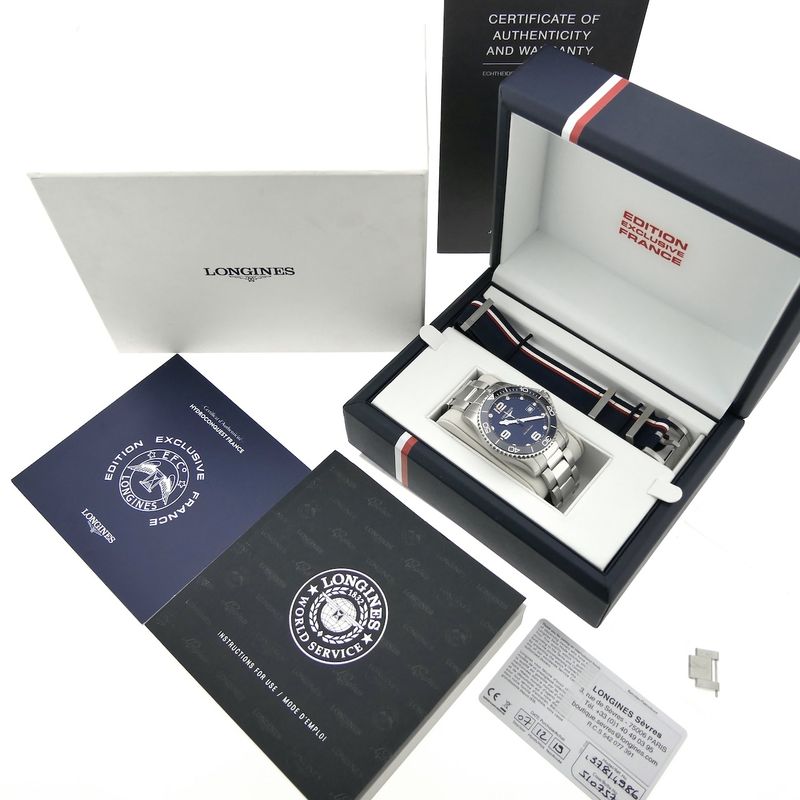 Image 19 of Longines Hydroconquest 'France Exclusive Edition'; Automatic men's watch