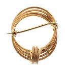 Image 4 of Gold brooch as a button