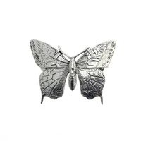 Silver brooch of a butterfly