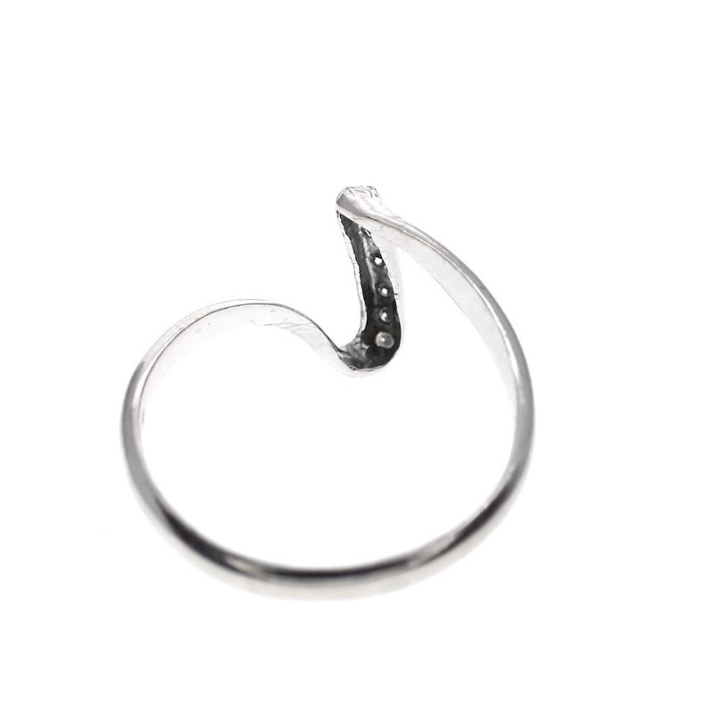 Image 4 of Silver fantasy ring with zirconia
