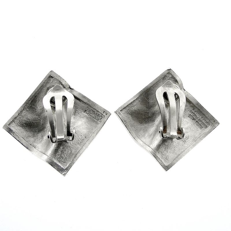 Image 10 of Silver Gelo earrings | Lapponia