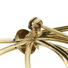 Image 5 of Vintage gold abstract brooch