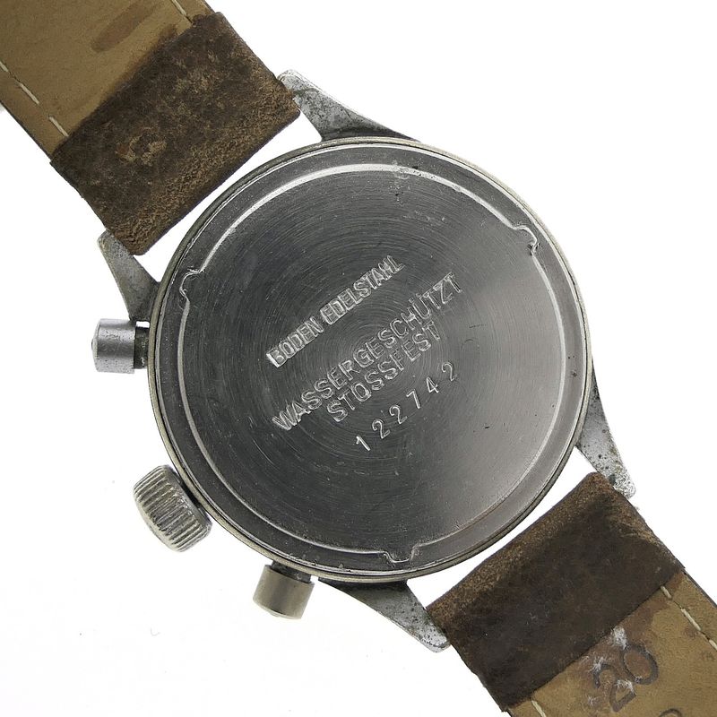 Image 13 of Hanhart Chrono Flyback; WW2 Luftwaffe Flieger Uhr