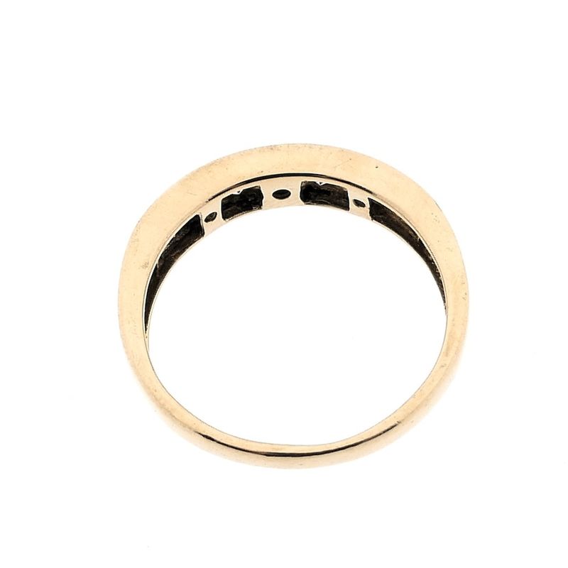 Image 3 of Gold ring with zirconia