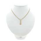 Image 3 of Gold pendant of an anchor with rope