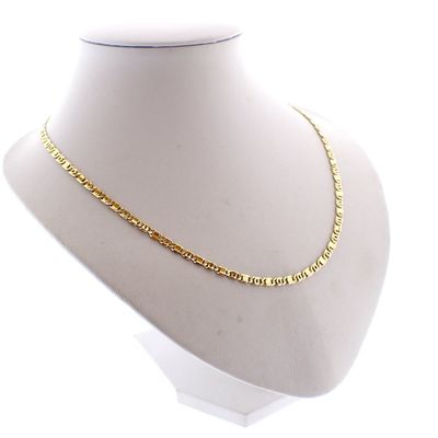 Image 2 of 18K Gold Figaro Chain | 51 cm