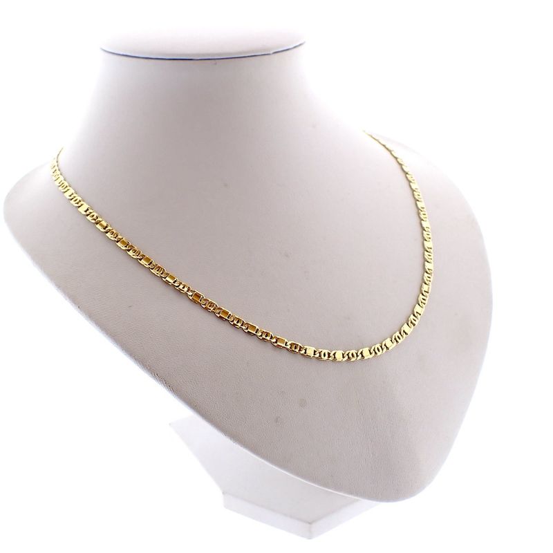 Image 2 of 18K Gold Figaro Chain | 51 cm