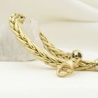 Image 2 of 18K Gold Foxtail Link Bracelet | 18.5 cm