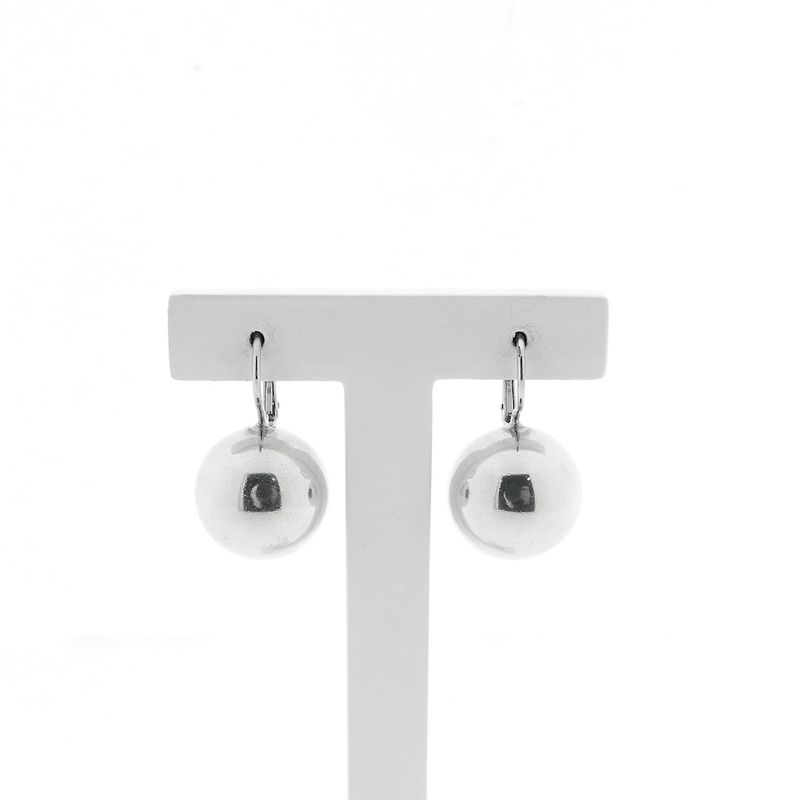 Image 1 of Silver earrings with balls