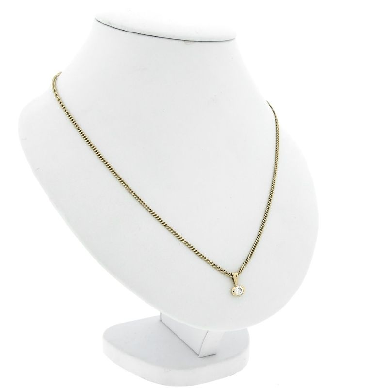 Image 3 of Gold pendant with zirconia