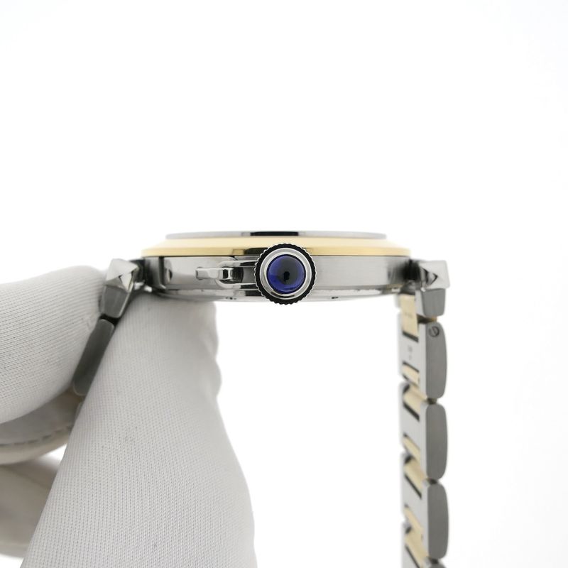 Image 5 of Cartier Pasha De Cartier W2PA0009; 18k gold/steel men's watch