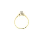 Image 5 of Gold solitaire ring with diamond | 0.14 ct.