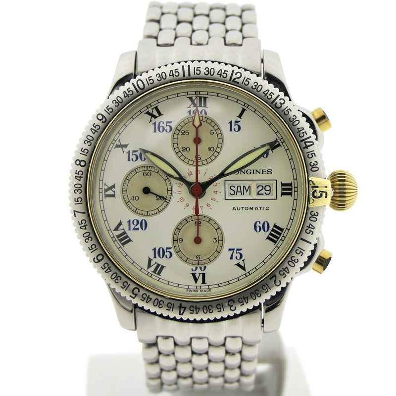 Image 1 of Longines Lindbergh Hour Angle L2.618.5 Automatic Chronograph Watch
