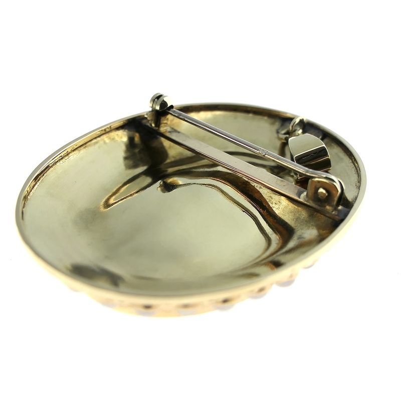 Image 11 of Victorian Gold Brooch/Pendant with Honduras Opal and Pearls