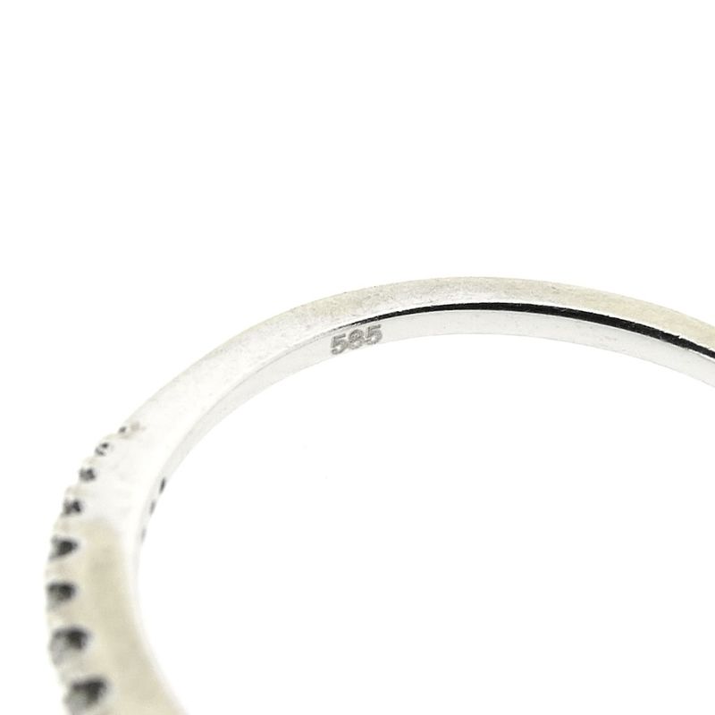 Image 6 of White gold ring/sliding ring with diamond | 0.07 ct.