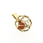 Image 4 of Gold pendant with carnelian
