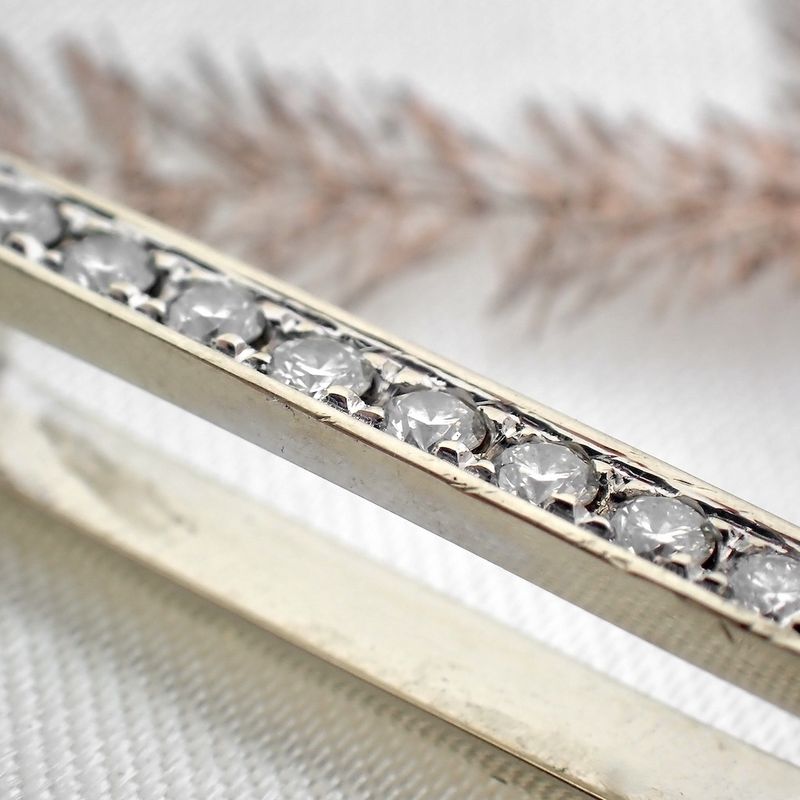 Image 6 of 18K white gold pendant with diamonds | 0.27 ct.