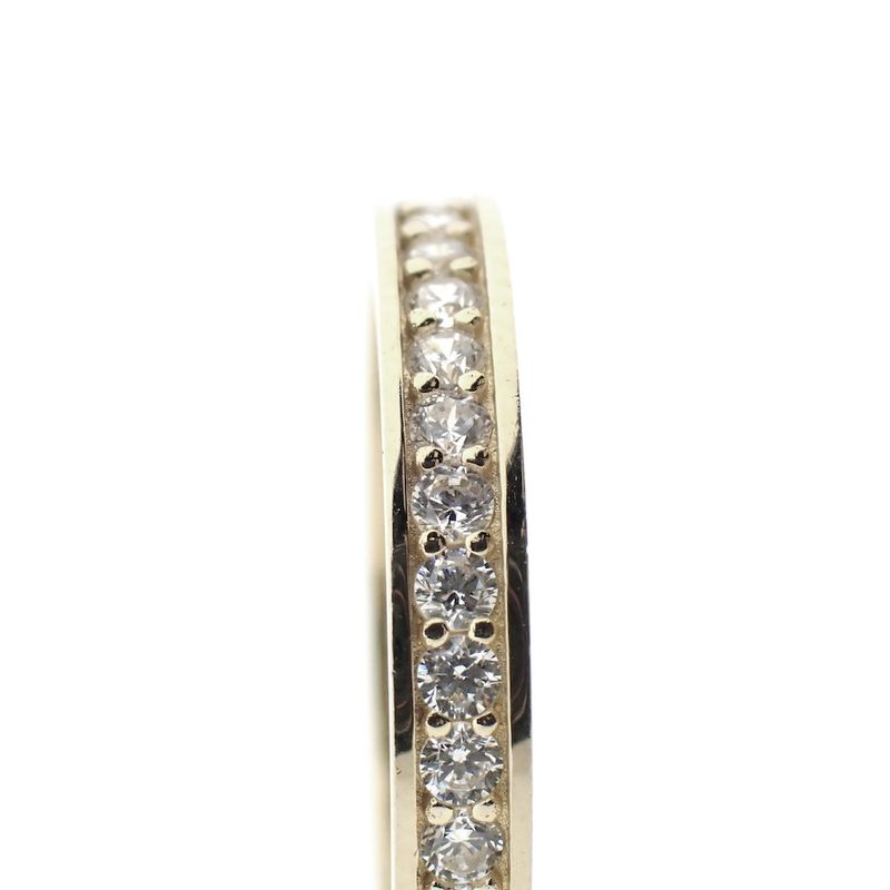 Image 6 of Gold alliance ring with zirconia