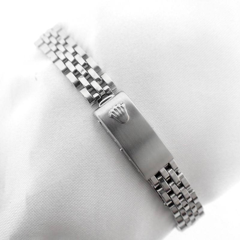 Image 5 of Tudor Princess Oysterdate; Automatisch dames horloge met witgouden bezel