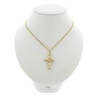 Image 3 of 18-karat gold pendant of a cross with corpus | INRI