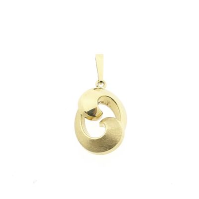 Image 1 of Golden organic pendant